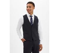 BOSS Baukasten-Schurwoll-Anzugweste Herren Regular Fit Schurwolle marine, 52