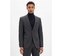 BOSS Baukasten-Schurwoll-Sakko Herren Regular Fit Schurwolle anthrazit, 48