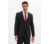 BOSS Baukasten-Schurwoll-Sakko Herren Slim Fit Schurwolle schwarz, 52