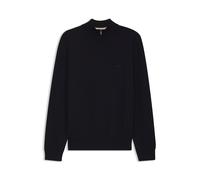 BOSS Baumwollpullover mit Reißverschlusskragen - Style Padro-L, 50516914 Dunkelblau M
