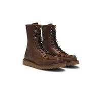 BOSS BECKHAM x BOSS Boots aus Leder - Style Keaton_Halb_pu_DB, 50550839 Braun 43