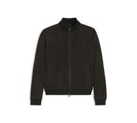 BOSS BECKHAM x BOSS Shearling-Jacke mit Zwei-Wege-Reißverschluss - Style Minsow_DB, 50553119 Dunkelgrün 50