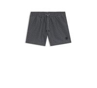 BOSS Bedruckte Badeshorts mit Logo-Badge - Style Vibe, 50518968 Grau L