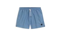 BOSS Bedruckte Badeshorts mit Logo-Badge - Style Vibe, 50518968 Hellblau S