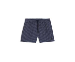 BOSS Bedruckte Badeshorts - Style Vibe, 50518968 Blau M