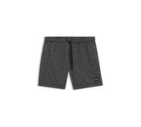 BOSS Bedruckte Badeshorts - Style Vibe, 50518968 Schwarz gemustert M