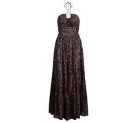 BOSS Bedrucktes Maxikleid aus Baumwolle mit metallisierten Fasern - Style C_Desna, 50538359 Gemustert 40