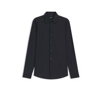 BOSS Bedrucktes Slim-Fit Hemd aus funktionalem Stretch-Jersey - Style P-HANK-K-261, 50561106 Blau gemustert 42