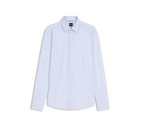 BOSS Bedrucktes Slim-Fit Hemd aus funktionalem Stretch-Jersey - Style P-HANK-K-261, 50561106 Hellblau gemustert 37