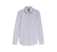 BOSS Bedrucktes Slim-Fit Hemd aus funktionalem Stretch-Jersey - Style P-HANK-K-261, 50571550 Weiß gemustert 39