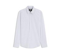 BOSS Bedrucktes Slim-Fit Hemd aus funktionalem Stretch-Jersey - Style P-HANK-s-kent-C1-222, 50545306 Blau gemustert 44