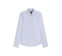 BOSS Bedrucktes Slim-Fit Hemd aus funktionalem Stretch-Jersey - Style P-ROAN-kent-C1-233, 50545270 Blau gemustert M