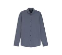 BOSS Bedrucktes Slim-Fit Hemd aus italienischem Performance-Stretch-Jersey - Style P-HANK-spread-C1-222, 50550062 Dunkelblau 43