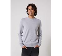 BOSS Pullover aus Baumwoll-Mix mit Kaschmir-Anteil und Logo-Patch - Style Kanovano_S, 50527583 Hellgrau L