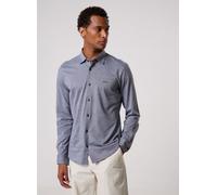 BOSS Slim-Fit Hemd aus meliertem Baumwoll-Jersey - Style Mysoft_2_M, 50519748 Dunkelblau XXXL