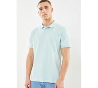 Poloshirt BOSS ORANGE "Passenger", Herren, Gr. L, blau (446_turquoise, aqua), Jersey, Obermaterial: 95% Baumwolle, 5% Elasthan, unifarben, Basic hüftbedeckend, hoch geschlossener Ausschnitt, eng Bündc