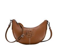 BOSS Anett Schultertasche braun, Lederimitat, Damen
