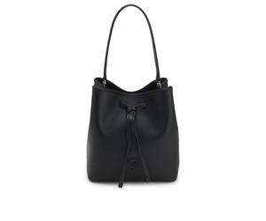 BOSS Beuteltasche aus genarbtem Kunstleder mit Double-B-Monogramm - Style Anett Drawstring, 50567602 Schwarz ONESI