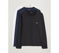 BOSS BLACK 3-Pack Long Sleeve T-Shirt White/Navy/Black Mehrfarbig S