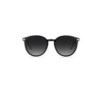 BOSS Black-acetate sunglasses with gold-tone temples - Style BOSS 1948/SEI7539O, 58609743 Schwarz ONESI