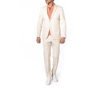 BOSS Black Anzug Herren Extra Slim Fit Baumwolle weiß, 50