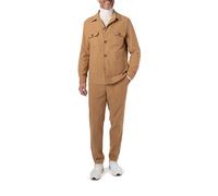 BOSS Black Anzug Herren Slim Fit Flanell beige, 52