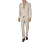 BOSS Black Anzug Herren Slim Fit Schurwoll-Stretch beige, 98
