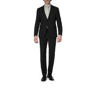 BOSS Black Anzug Herren Slim Fit Schurwolle schwarz, 106