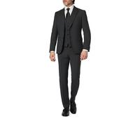 BOSS Black Anzug Herren Slim Fit V-Ausschnitt Schurwolle grau, 54