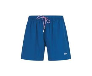 BOSS Black Badeshorts Herren Mikrofaser blau, M