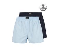 BOSS Black Boxershorts Herren Baumwolle blau, XL