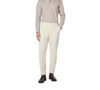BOSS Black Bundfaltenhose Herren Comfort Fit Cord beige, 52