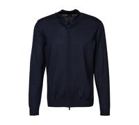 BOSS Black Cardigan Herren Slim Fit Schurwolle blau, M
