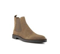 BOSS Black Chelsea Boots Herren Veloursleder beige, 43 (9)
