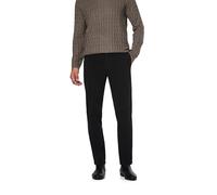 BOSS Slim-Fit Hose aus elastischem Baumwoll-Twill - Style H-Kaiton1, 50543312 Schwarz 34/30