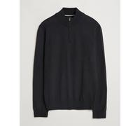 BOSS BLACK Ebenji Merino Knitted Half Zip Black Schwarz M