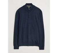 BOSS BLACK Ebenji Merino Knitted Half Zip Dark Blue Blau S