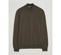 BOSS BLACK Ebenji Merino Knitted Half Zip Open Green Grün S