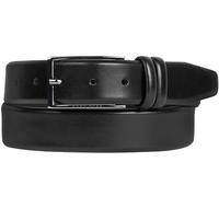 BOSS Black Gürtel Herren Glattleder schwarz, 100 CM (34 INCH)