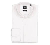 BOSS Regular-Fit Hemd aus elastischem Baumwoll-Twill mit bügelleichtem Finish - Style H-JOE-spread-C1-222, 50474279 Weiß 40
