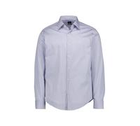 BOSS Black Hemd Herren Regular Fit Langarm Baumwolle blau, 44