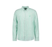 BOSS Black Hemd Herren Regular Fit Langarm Leinen grün, L