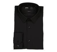 BOSS Black Hemd Herren Regular Fit Langarm schwarz, 40