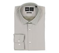 BOSS Slim Fit Hemd mit einreihiger Knopfleiste Modell 'HANK' in Gruen, Größe 41
