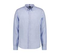 BOSS Regular Fit Leinenhemd mit Button-Down-Kragen in Bleu, Größe XXL