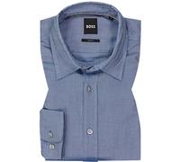 BOSS Black Hemd Herren Slim Fit Langarm Lyocell blau, 3XL