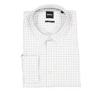 BOSS Black Hemd Herren Slim Fit Langarm Mikrofaser schwarz, 3XL