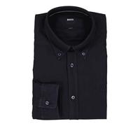 BOSS Black Hemd Herren Slim Fit Langarm Oxford blau, M