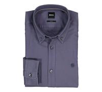 BOSS Black Hemd Herren Slim Fit Langarm Oxford blau, XL