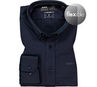 Boss P-joe Bd Langarmhemd 40 Navy